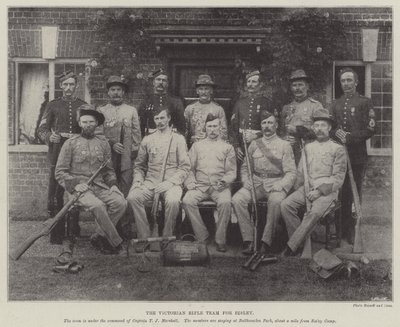 The Victorian Rifle Team for Bisley by English Photographer
