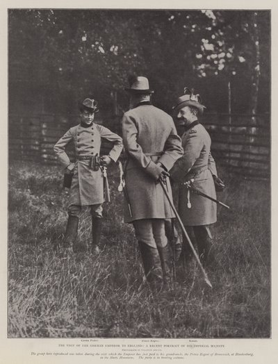 The Visit of the German Emperor to England, a Recent Portrait of His Imperial Majesty by English Photographer