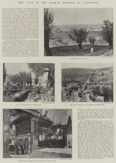 The Visit of the German Emperor to Palestine by English Photographer