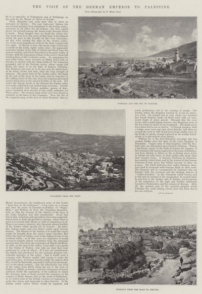 The Visit of the German Emperor to Palestine by English Photographer