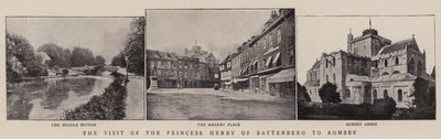 The Visit of the Princess Henry of Battenberg to Romsey by English Photographer