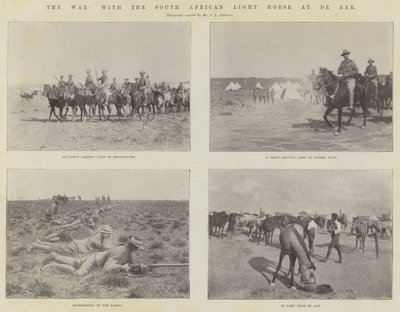 The War, with the South African Light Horse at De Aar by English Photographer