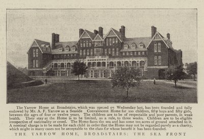 The Yarrow Home, Broadstairs, the Sea Front by English Photographer
