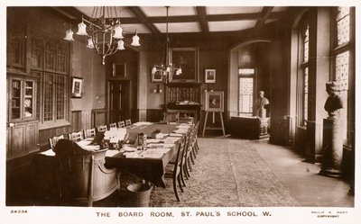 The board room of St Pauls School by English Photographer