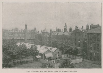 The buildings for the light cure at London Hospital by English Photographer