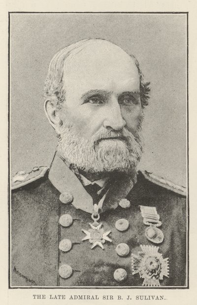 The late Admiral Sir B J Sulivan by English Photographer