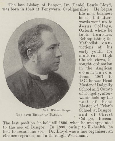 The Late Bishop of Bangor by English Photographer