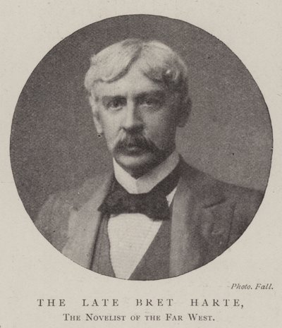 The late Bret Harte, the Novelist of the Far West by English Photographer