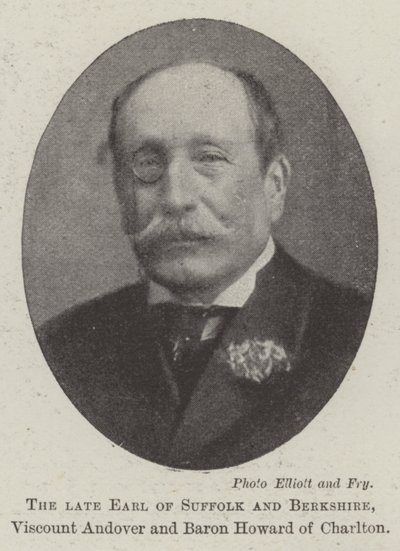 Earl of Suffolk and Berkshire, Viscount Andover and Baron Howard of Charlton by English Photographer
