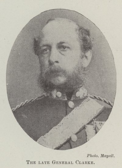 The late General Clarke by English Photographer