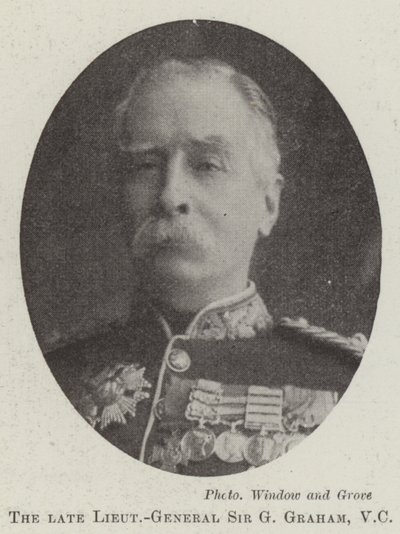 Lieutenant-General Sir G Graham, VC by English Photographer