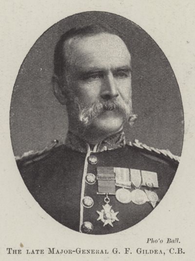 Major-General G F Gildea, CB by English Photographer