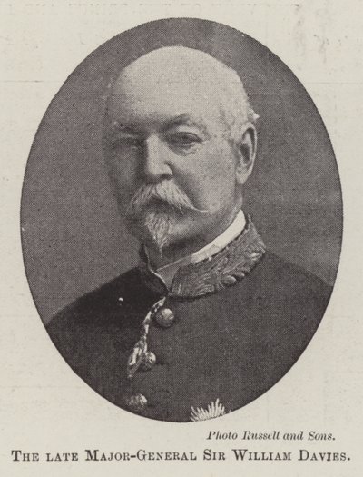 The Late Major-General Sir William Davies by English Photographer