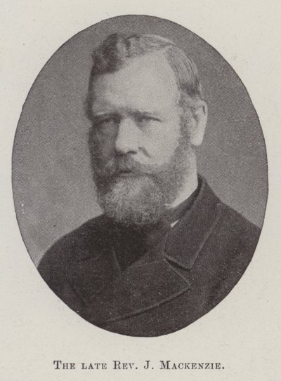 The late Reverend J Mackenzie by English Photographer