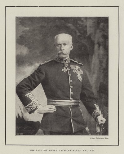 The Late Sir Henry Havelock-Allan, VC, MP by English Photographer