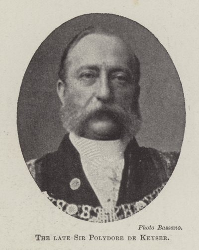 The Late Sir Polydore de Keyser by English Photographer