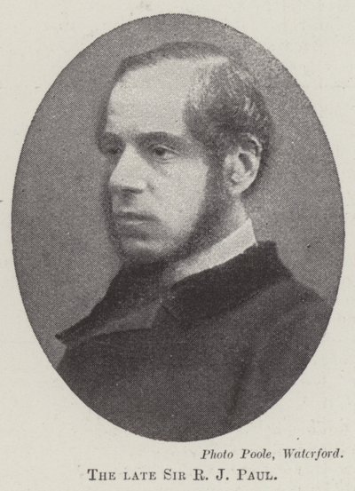 The Late Sir R. J. Paul by English Photographer