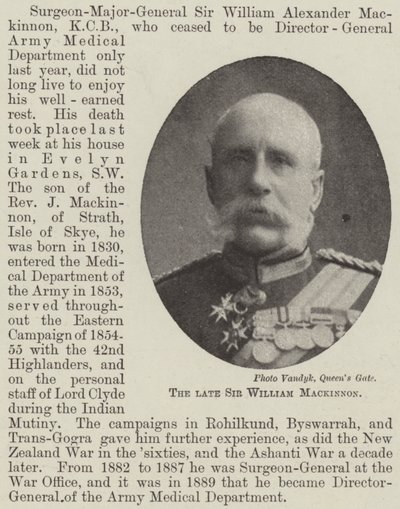 The Late Sir William Mackinnon by English Photographer