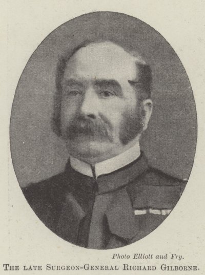 The Late Surgeon-General Richard Gilborne by English Photographer