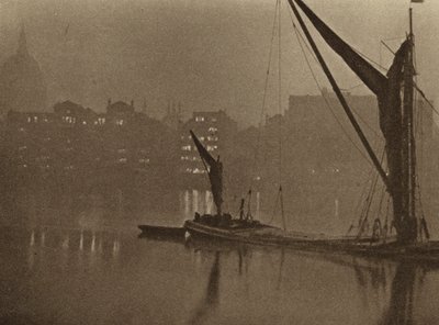 The Shades of Night Fall Slowly Over London River by English Photographer