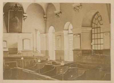 The south gallery of St Alphege, Greenwich Parish Church by English Photographer
