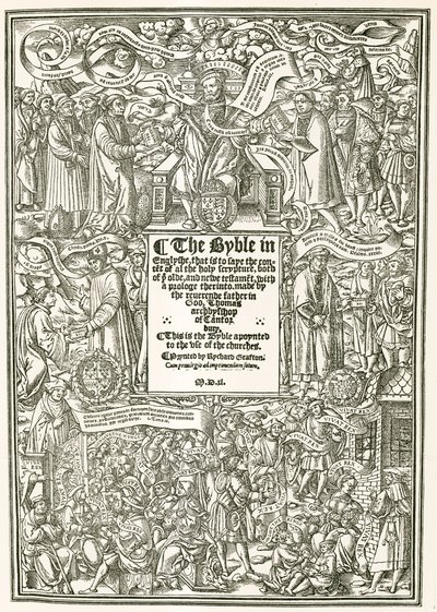 The title page of Cranmer