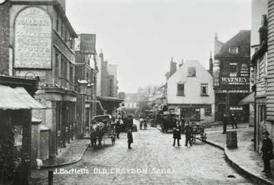 Three Tuns Old Kings Head, Surrey Street, Croydon: general view, 1885 by English Photographer