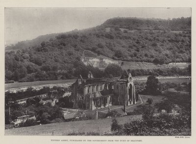 Tintern Abbey, purchased by the Government from the Duke of Beaufort by English Photographer
