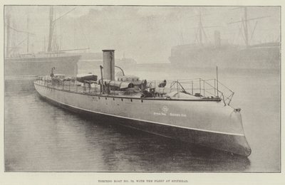 Torpedo Boat No 79, with the Fleet at Spithead by English Photographer