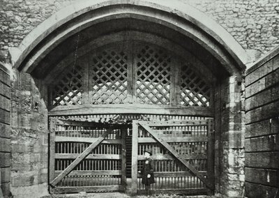 Tower of London: Traitors Gate, 1890 by English Photographer
