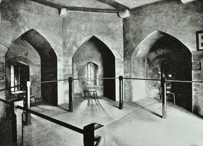 Tower of London: state prison room in Beauchamp Tower, 1895 by English Photographer