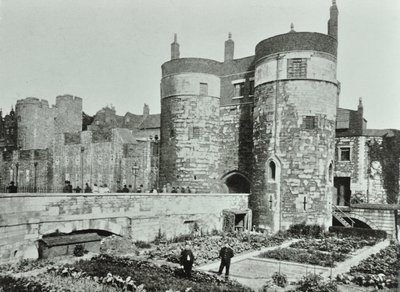 Tower of London: Beauchamp and Byward Towers, 1895 by English Photographer