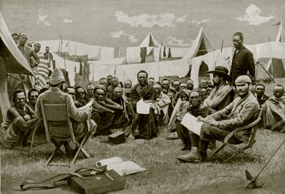 Treaty-Making in East Africa by English Photographer