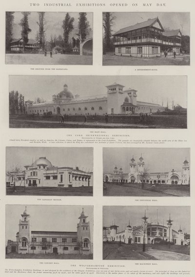 Two Industrial Exhibitions Opened on May Day by English Photographer