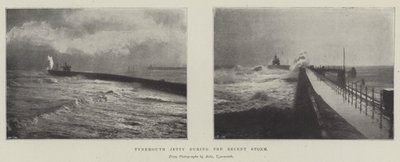 Tynemouth Jetty during the Storm by English Photographer