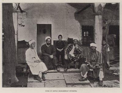 Types of Softas, Mohammedan Students by English Photographer