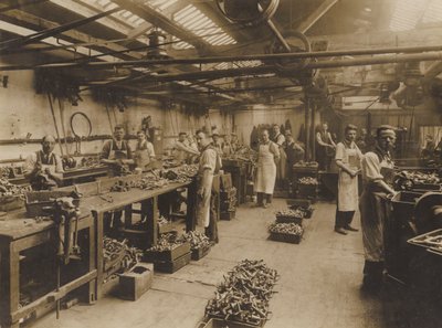 Unidentified English Engineering Works, Early 20th Century by English Photographer