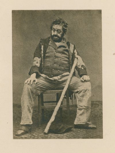 Unidentified actor in a play by English Photographer