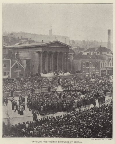 Unveiling the Colston Monument at Bristol by English Photographer