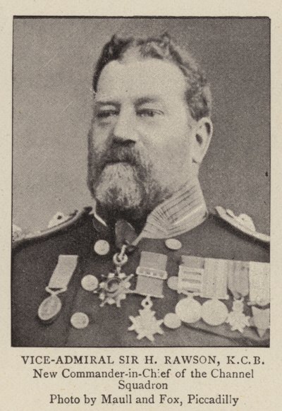 Vice-Admiral Sir H Rawson, KCB by English Photographer