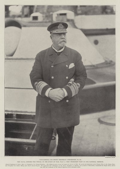 Vice Admiral Sir Henry Frederick Stephenson, KCB, the Naval Officer who would, in the Event of War, play a Very Prominent Part in Our National Defence by English Photographer