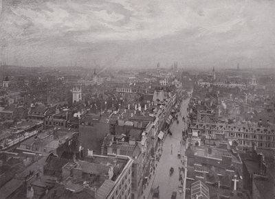 View from Bow Church, looking East by English Photographer