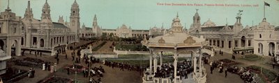 View from Decorative Arts Palace, Franco-British Exhibition, London, 1908 by English Photographer