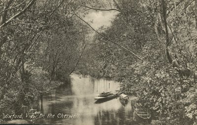 View on the River Cherwell, Oxford, Oxfordshire by English Photographer