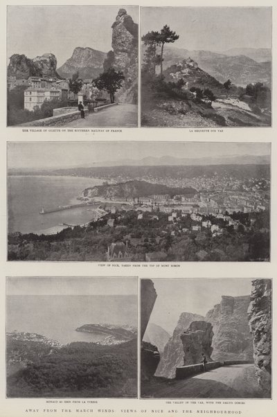 Views of Nice and the Neighbourhood by English Photographer