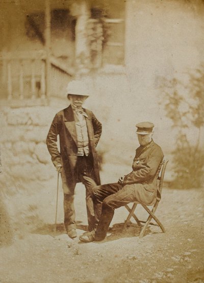 Viscount Gough and General Sir W. Codrington at HQ Sebastopol by English Photographer