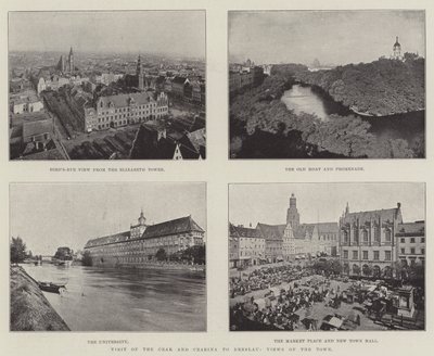Visit of the Czar and Czarina to Breslau, Views of the Town by English Photographer