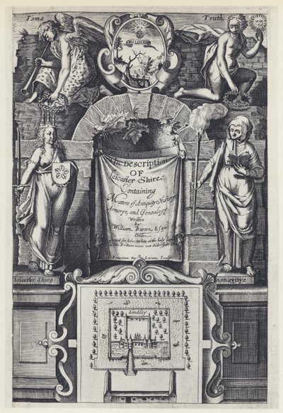 W Burton, The Description of Leicester Shire, I White 1622 by English Photographer