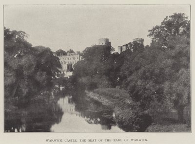 Warwick Castle, the Seat of the Earl of Warwick by English Photographer