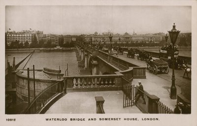 Waterloo Bridge and Somerset House, London by English Photographer